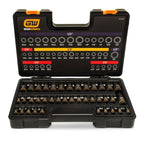 GEARWRENCH 39 Pc. 1/4", 3/8" & 1/2" Drive SAE/Metric Impact Bi-directional Hex Bit Socket Master Set
