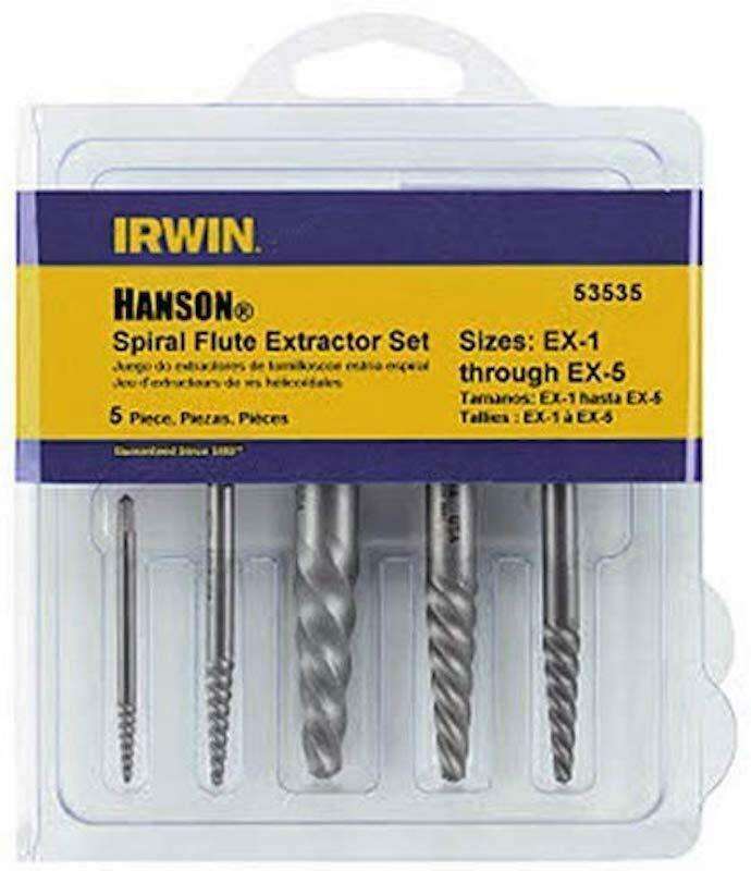 5 PIECE SPIRAL FLUTE EXTRACTOR SET Main image