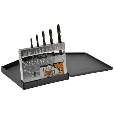 KnKut 5 Piece Left Hand Jobber Length Drill Bit Set Main image
