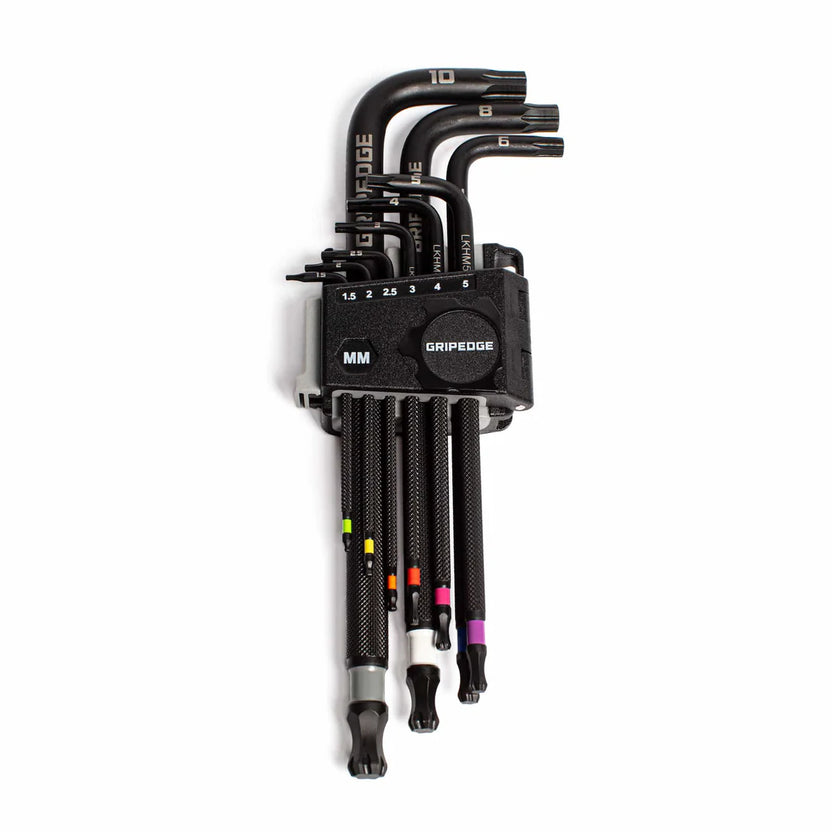 GripEdge | 9-PC RPT Long Metric Hex Key Set Main image