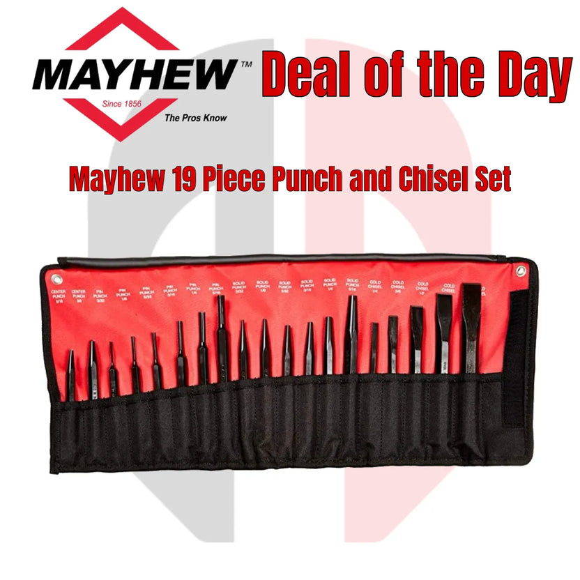 Mayhew 19 Piece Punch and Chisel Set Main image