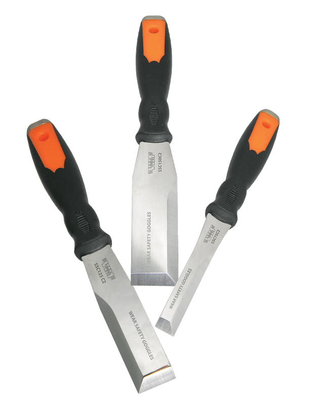 VIM Tools Striking Scraper Set, Dual Bevel, Stainless 3 Piece Set Main image