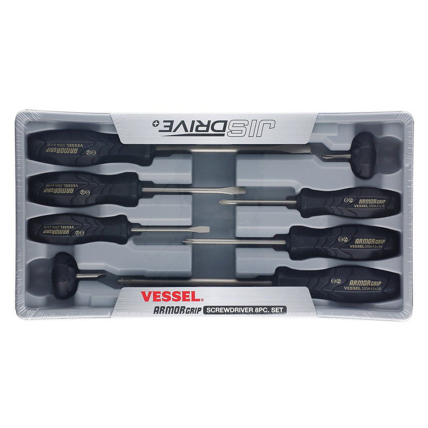 Vessel 550A8PTU, Armor Grip Screwdriver Set (8PC) Main image