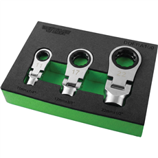 Vim Tools VIMDDFRA100 - 3 PC. DUAL DRIVE FLEX RATCHETING Main image