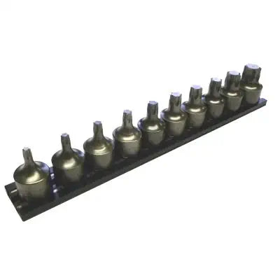 VIM Tools 10-Piece Half Cut Torx Driver Set - 3/8 in. Square Driv