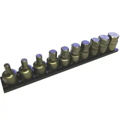 VIM Tools 10-Piece Half Cut Impact Metric Hex Set 3/8 in. Square Drive Main image