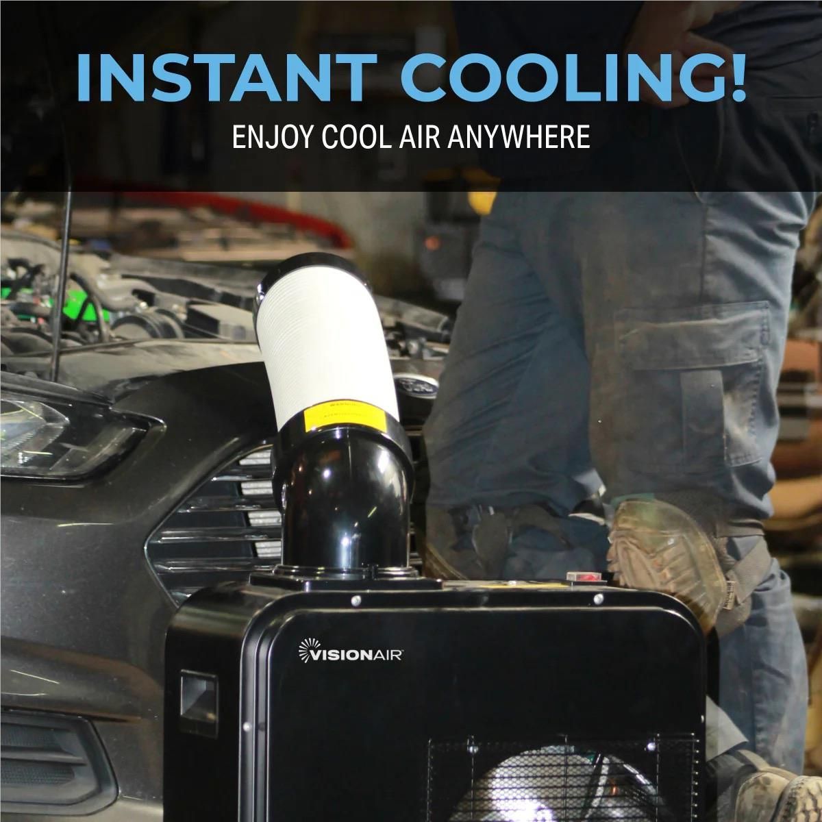 VisionAir 7,000 BTU Portable Indoor/Outdoor Spot Cooler Secondary image