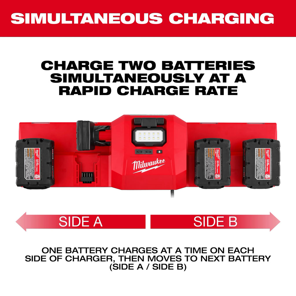Milwaukee Tool M18 and M12 Gangbox Rapid Charger