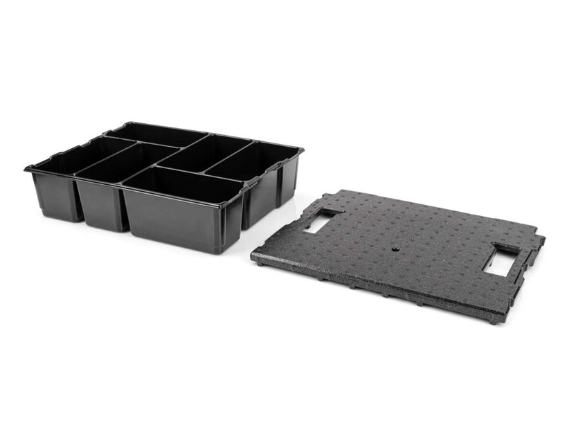 TEKTON 6-Cavity Parts Tray and Lid Insert for Stacking Tool Box | OLB81206 Main image