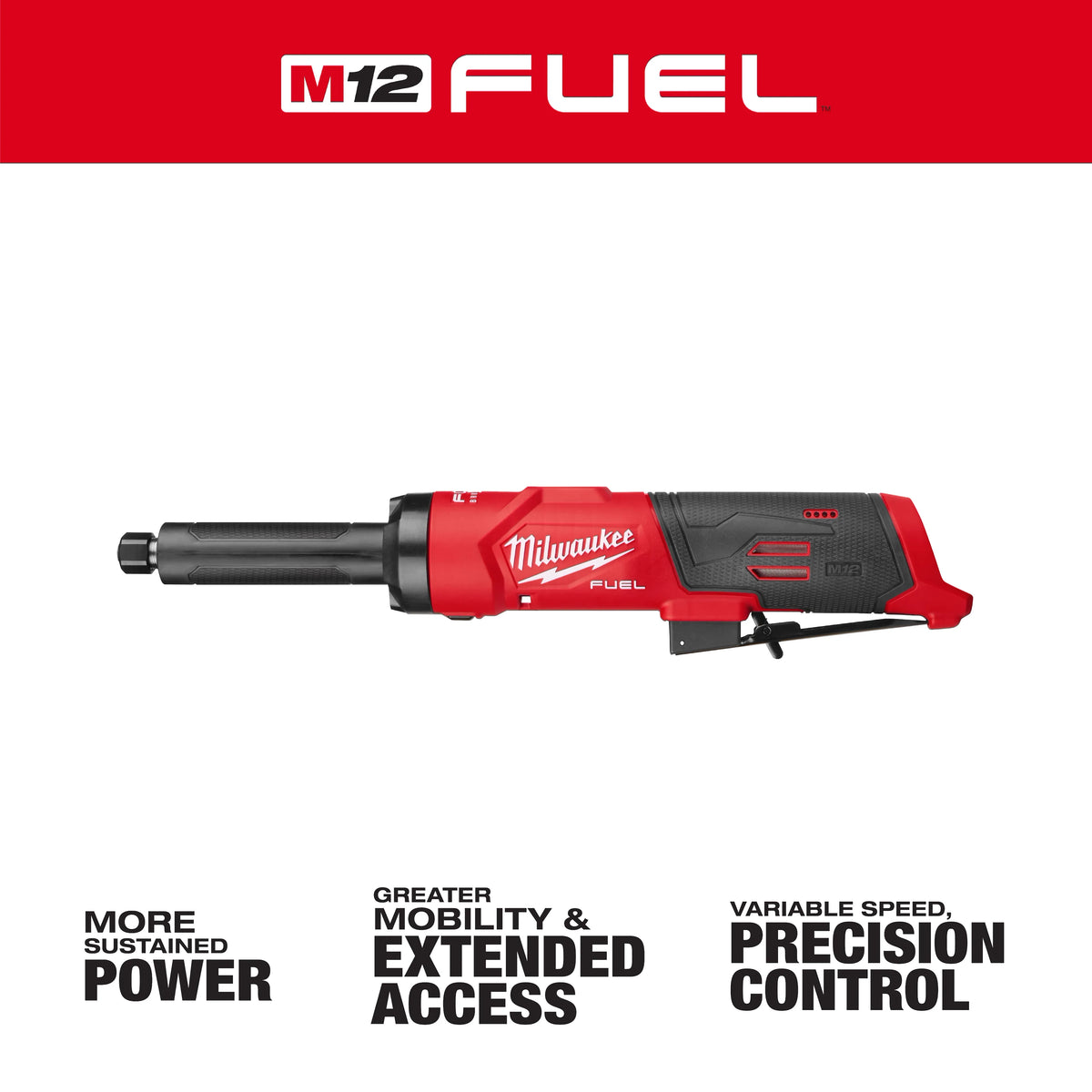 M12 FUEL™ 1/4" Extended Die Grinder