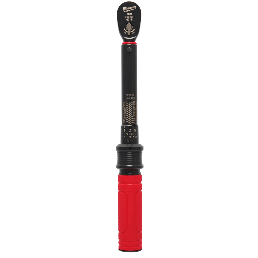 PREORDER: Milwaukee Tool 3/8 Inch Drive Click Torque Wrench 50-250 in-lbf