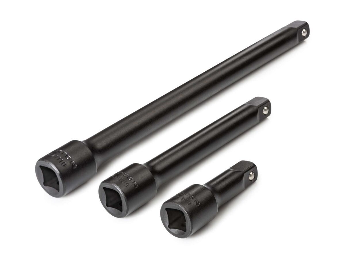 TEKTON 1/2 Inch Drive Impact Extension Set, 3-Piece (3, 6, 10 in.) | SIA92001 Main image