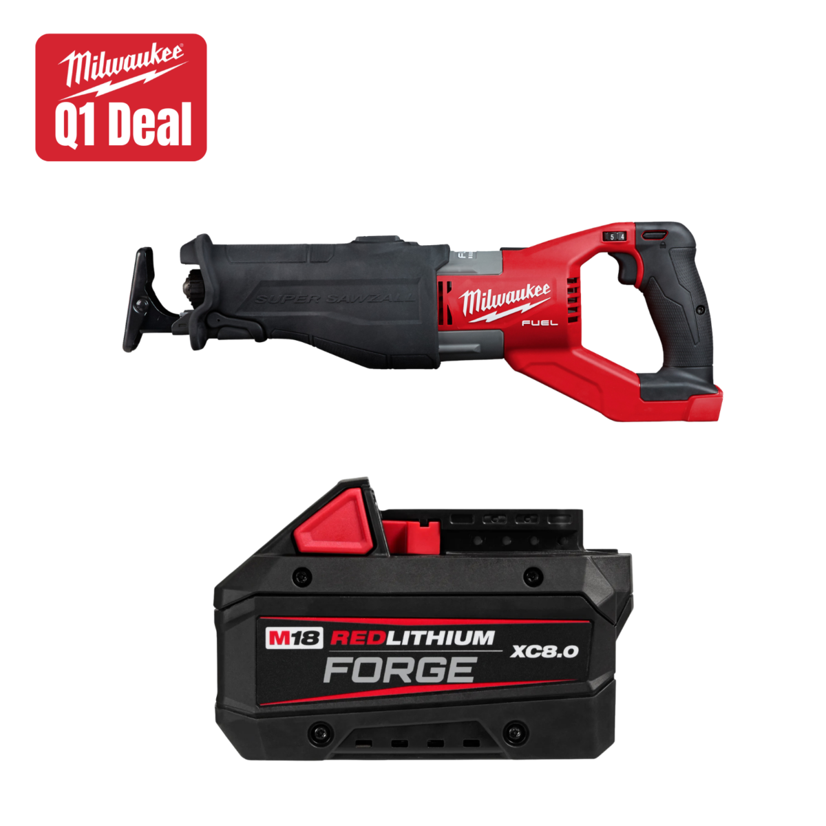 Milwaukee Tool M18 FUEL SUPER SAWZALL Reciprocating Saw w/ FREE Item