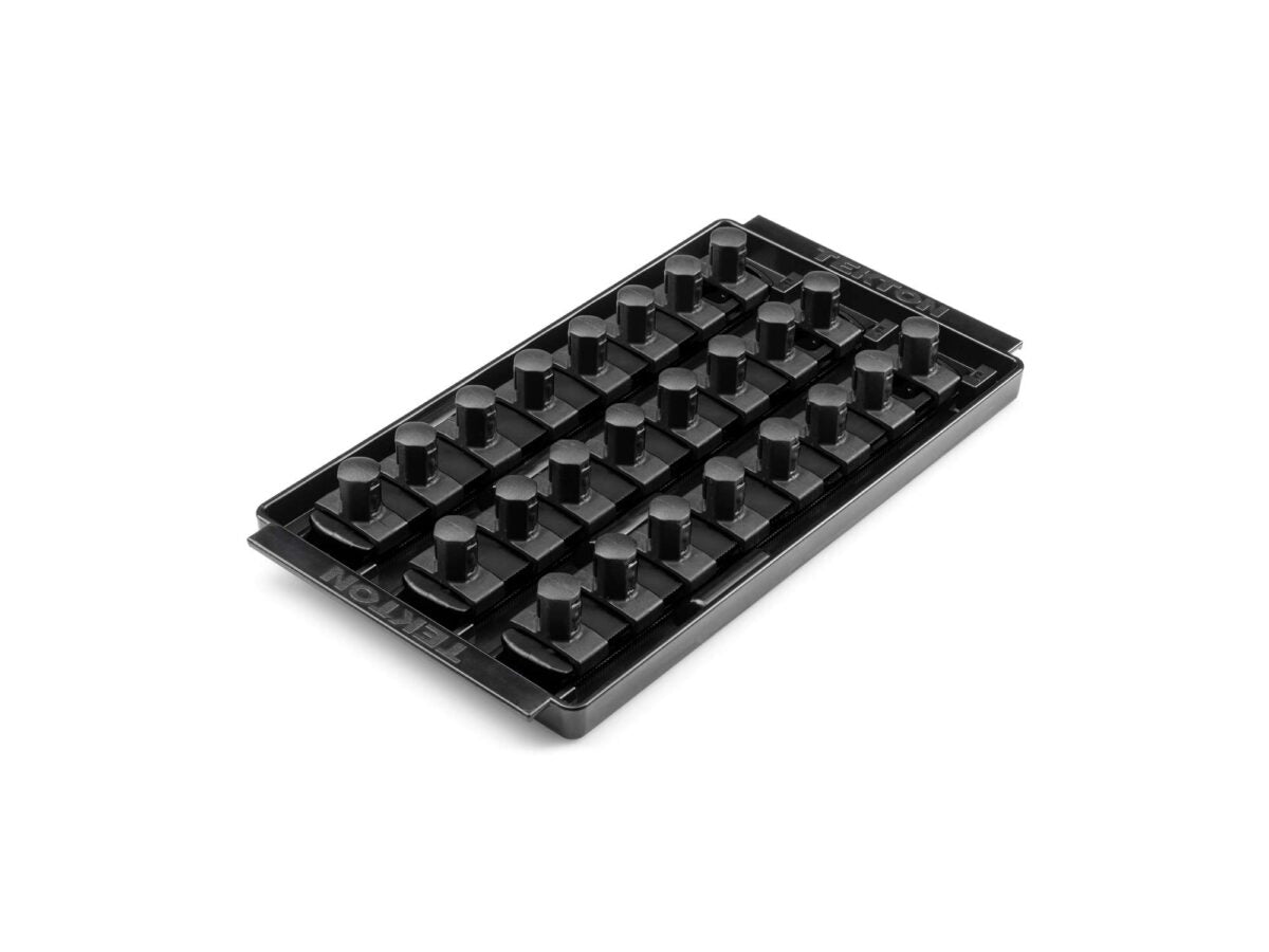 TEKTON 1/2 Inch Drive 3-Rail Socket Organizer Set, Black (24-Tool) | OST25224 Main image