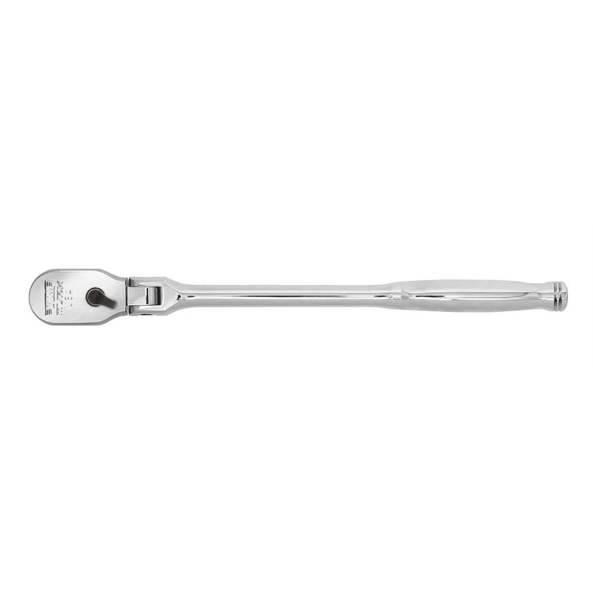 VIM Tools 3/8 Inch Drive 12 Inch OAL 90T Flex Head Ratchet - Usa Made Chrome Main image