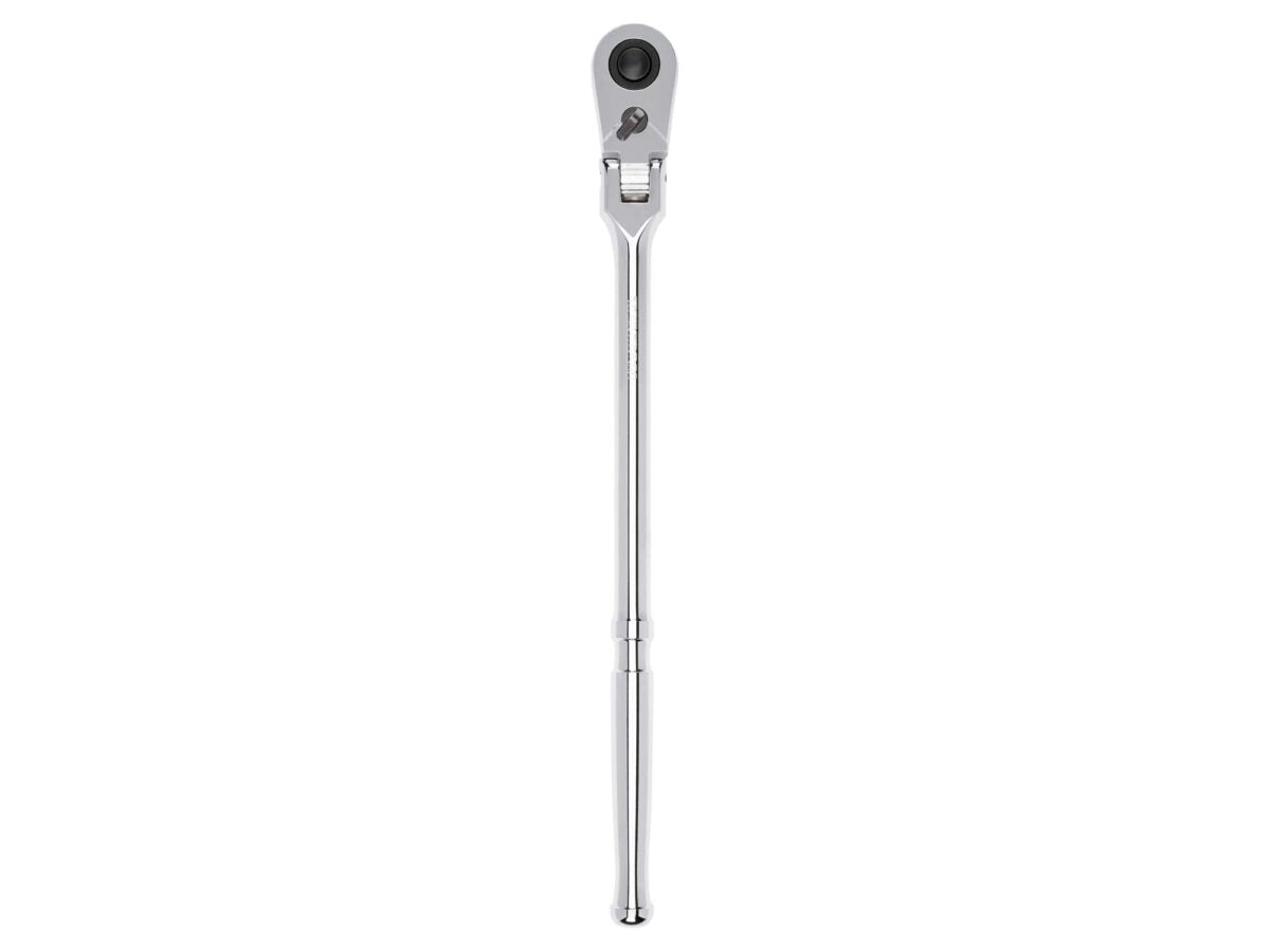 TEKTON 1/2 Inch Drive x 14 Inch Flex Head Quick-Release Long Ratchet | SRH31214