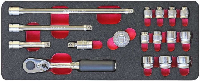 1/4 Sq. Dr. Socket set Z-series 17 pieces Main image