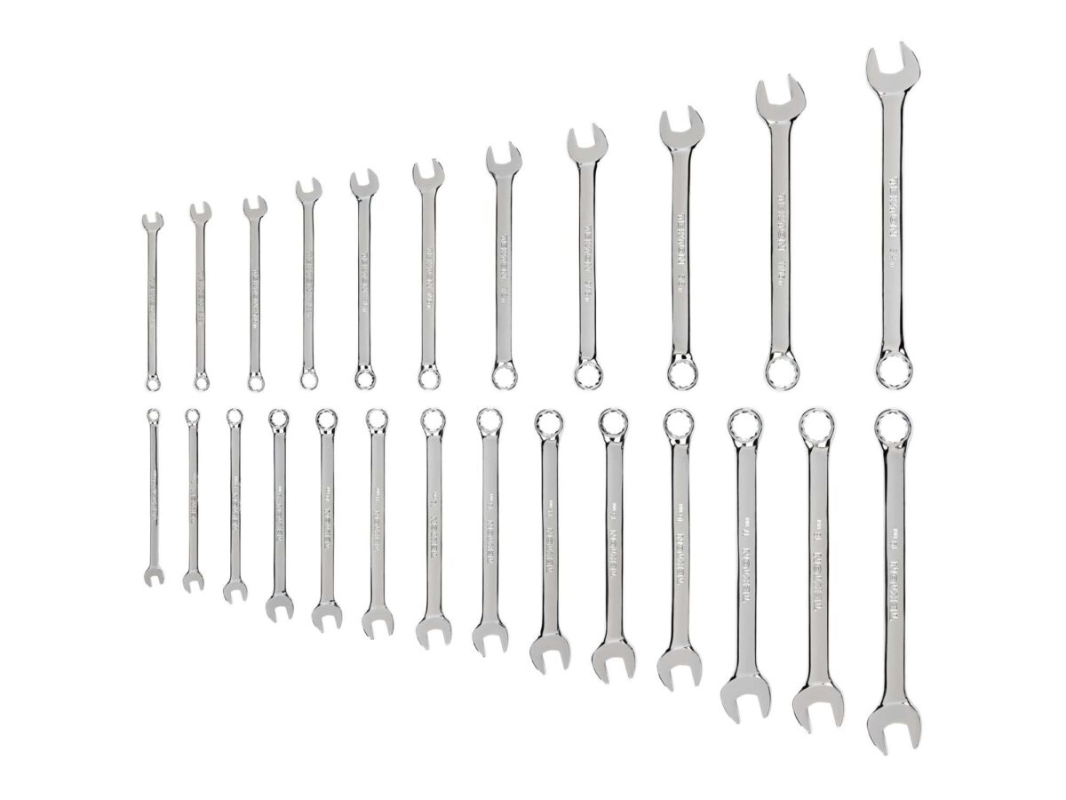 TEKTON Combination Wrench Set, 25-Piece (1/4 -3/4 in., 6-19 mm) | WCB90305 Main image