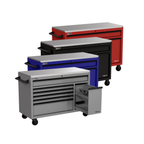 Homak Manufacturing Homak 54" TECH Workstation w/Power Tool Drawer and Stainless Steel Top