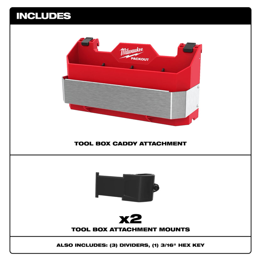 Milwaukee Tool PACKOUT Tool Box Caddy Attachment Secondary image