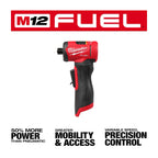 Milwaukee Tool M12 FUEL 1/4 Inch Right Angle Die Grinder