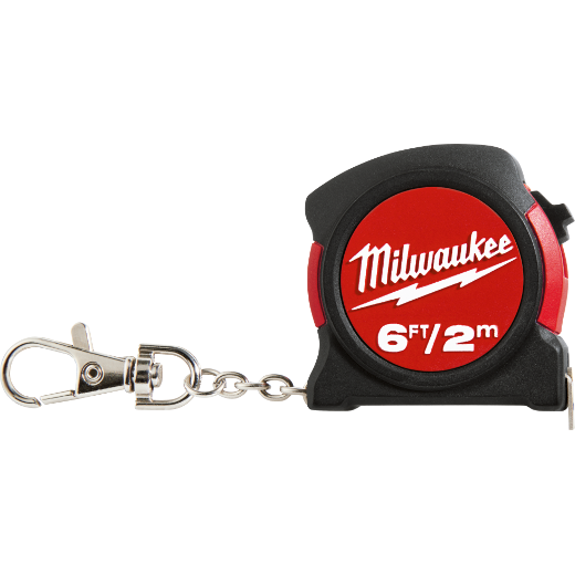 Milwaukee Tool 6Ft - 2M Keychain Tape Clam