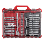 47pc 1/2" Drive Ratchet & Socket Set with PACKOUT™ Low-Profile Organizer