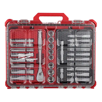 47pc 1/2" Drive Ratchet & Socket Set with PACKOUT™ Low-Profile Organizer