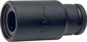 Ko-ken BD008E.165-17(12P) 1/4 Hex Dr. Long Socket  17mm 12 point 165mm
