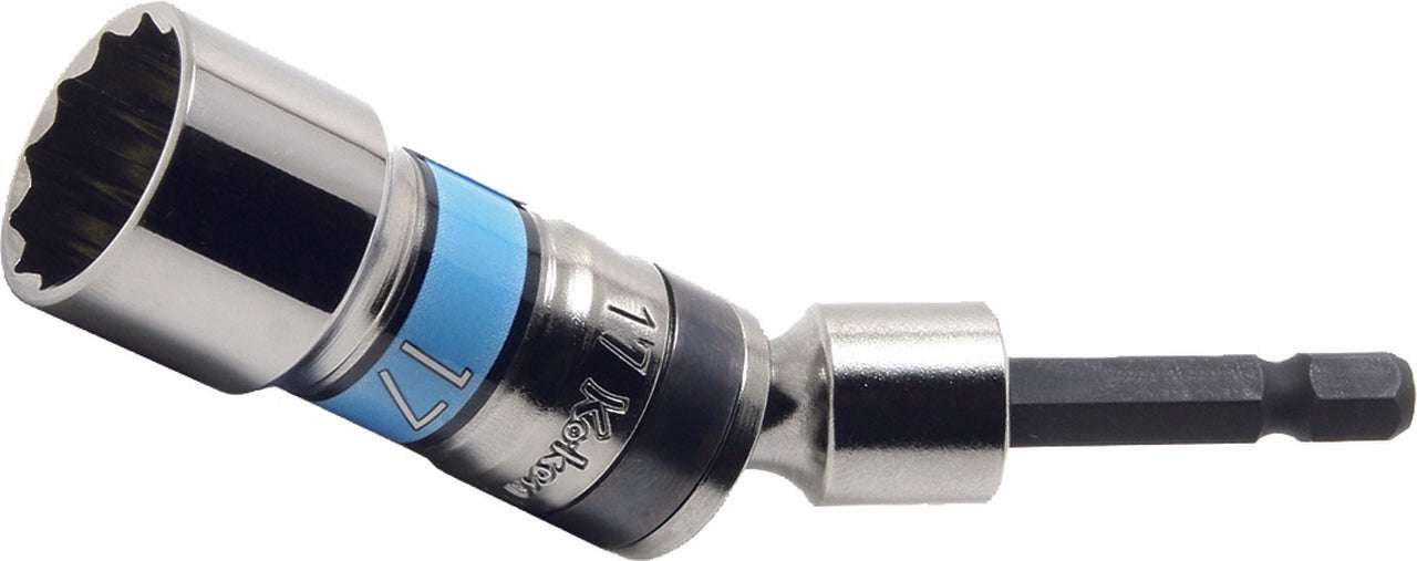 Ko-ken BD011SE-12 1/4 Hex Dr. Universal Long Socket  12mm 12 point 100mm