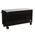 Homak Manufacturing 72 Inch RS Pro Roller Cabinet Stainless Steel Top