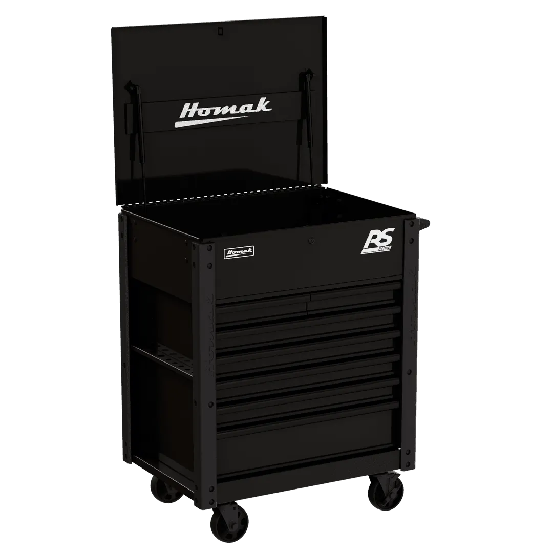 Homak Manufacturing 35 in. Pro Series 7-Drawer Service Cart
