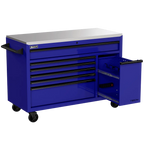 Homak Manufacturing Homak 54" TECH Workstation w/Power Tool Drawer and Stainless Steel Top