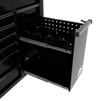 Homak Manufacturing 44" 8-Drawer Service Cart w/power Tool Holder Drawer