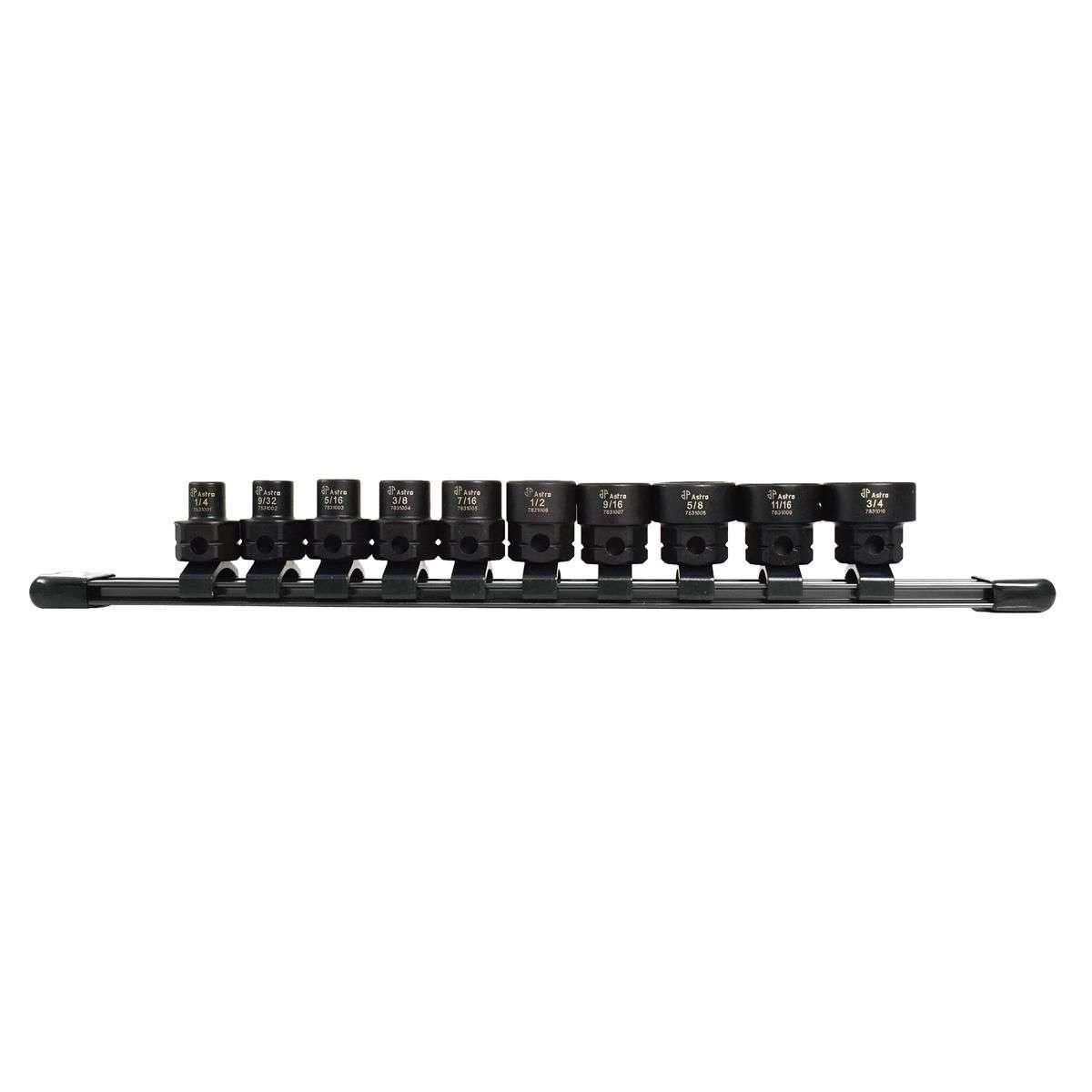 10PC 3/8" DRIVE NANO IMPACT SOCKETS- SAE