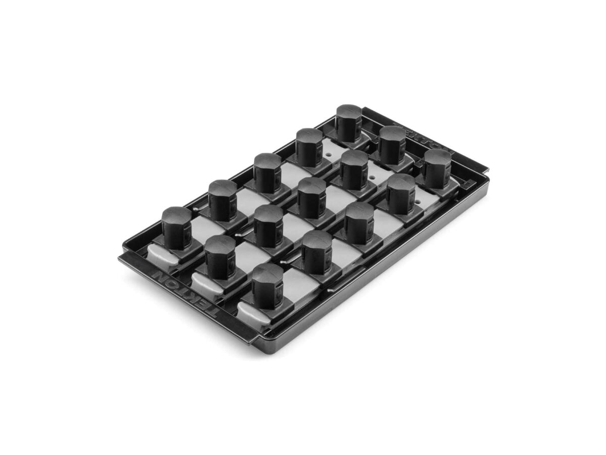 TEKTON 3/4 Inch Drive 3-Rail Socket Organizer Set, Gray (15-Tool) | OST35315 Main image