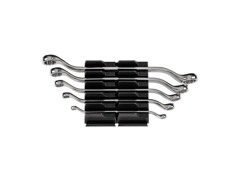 TEKTON 45-Degree Offset Box End Wrench Set with Modular Organizers, 5-Piece (1/4-13/16 in.) | WBE95101 Main image