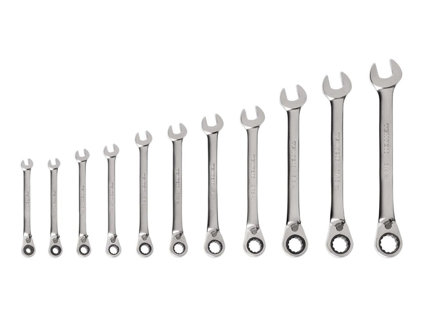 TEKTON Reversible 12-Point Ratcheting Combination Wrench Set, 11-Piece (1/4-3/4 in.) | WRC94000 Main image