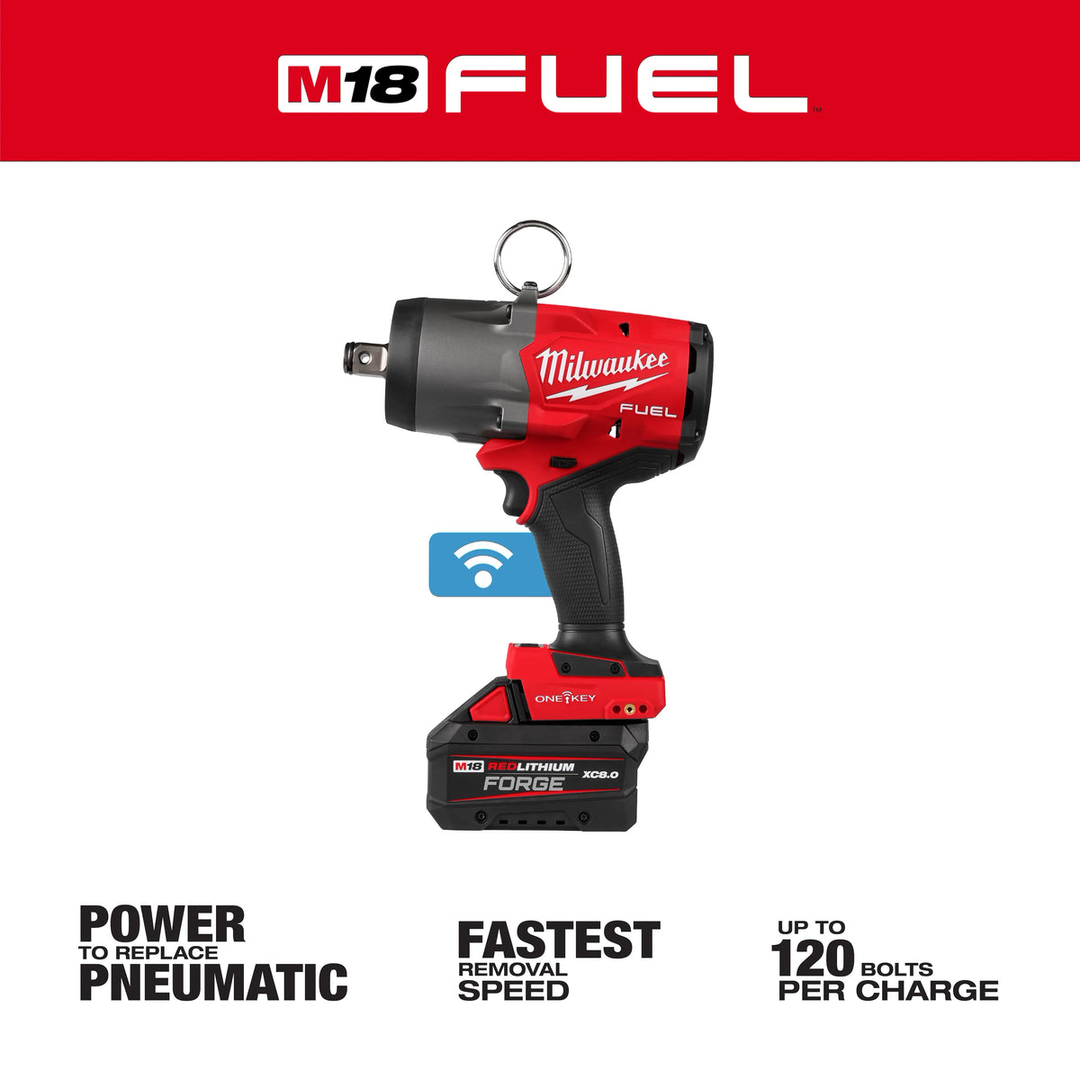 PREORDER: Milwaukee M18 FUEL™ 3/4" High Torque Impact Wrench w/ ONE-KEY™ Kit