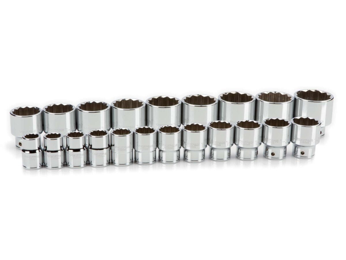 TEKTON 3/4 Inch Drive 12-Point Socket Set, 21-Piece (3/4-2 in.) | SHD93015