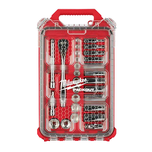 3/8in 28pc Ratchet and Socket Set in PACKOUT - SAE Secondary image