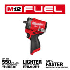 Milwaukee Tool M12 FUEL 3-Tool Combo Kit w/ FREE Cutoff Tool