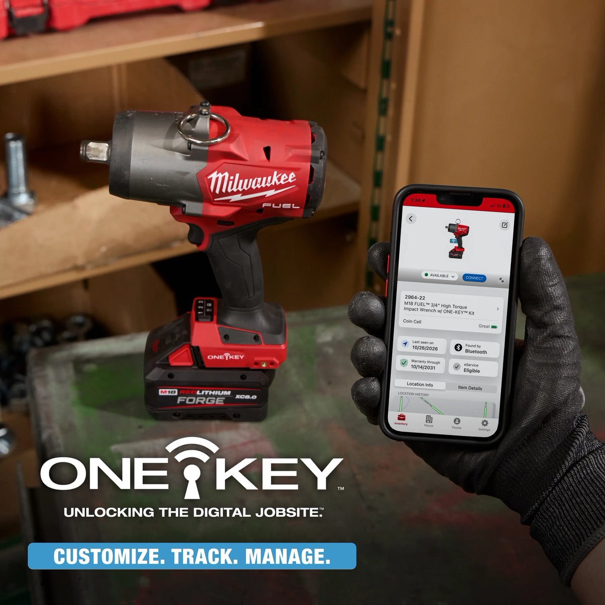 PREORDER: Milwaukee M18 FUEL™ 3/4" High Torque Impact Wrench w/ ONE-KEY™