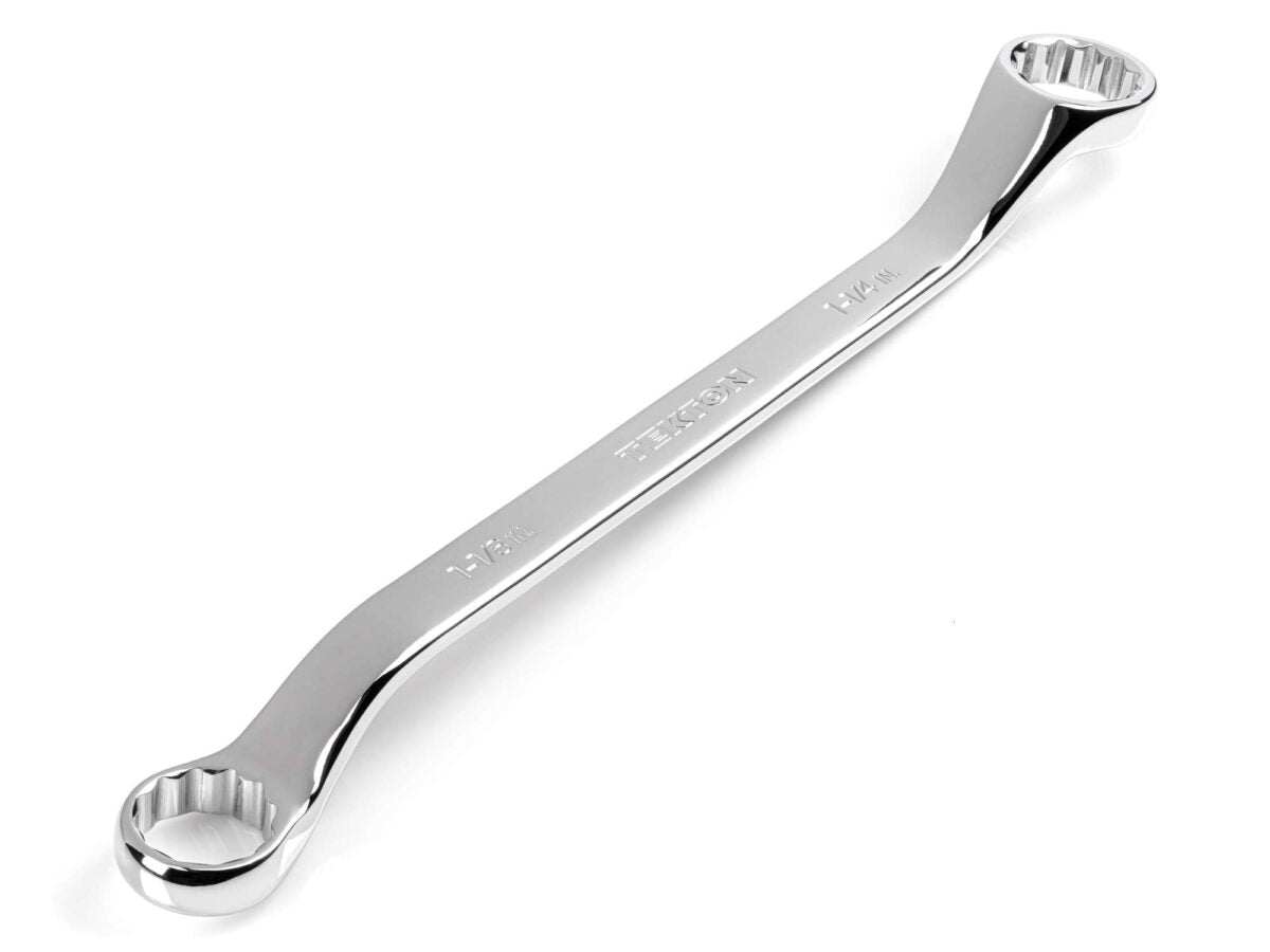 TEKTON 1-1/8 x 1-1/4 Inch 45-Degree Offset Box End Wrench | WBE23329 Main image