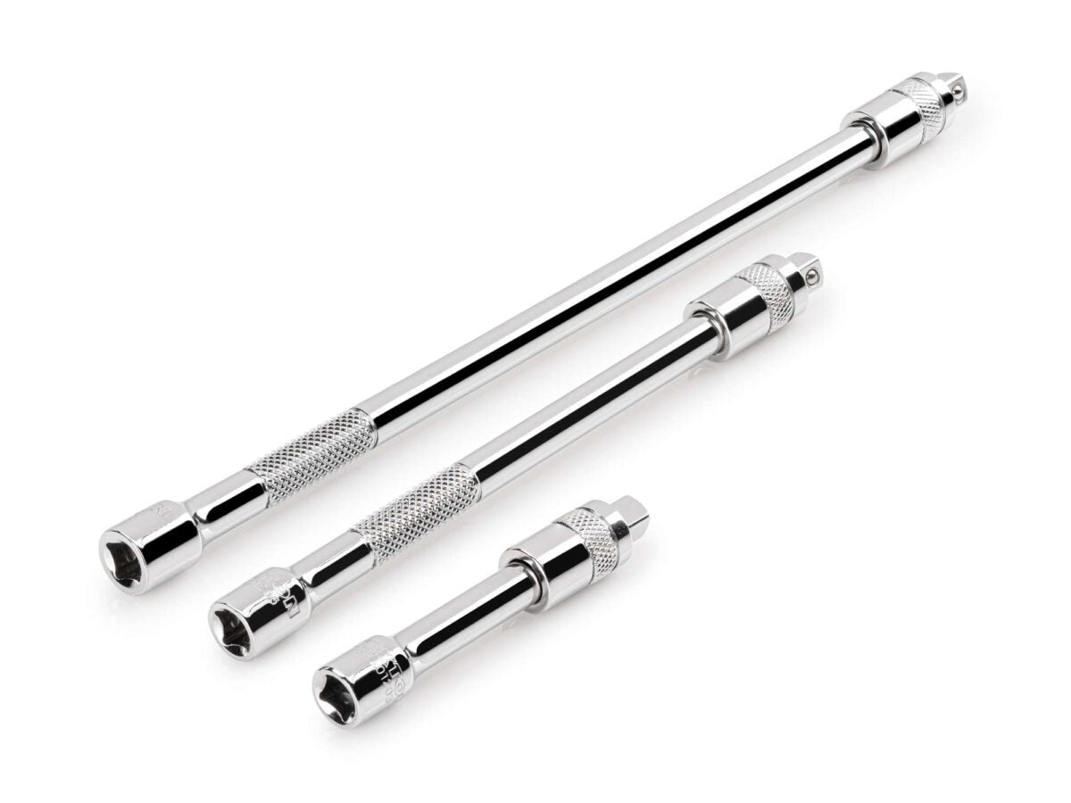 TEKTON 1/4 Inch Drive Locking Extension Set, 3-Piece (3, 6, 9 in.) | SHA90012 Main image