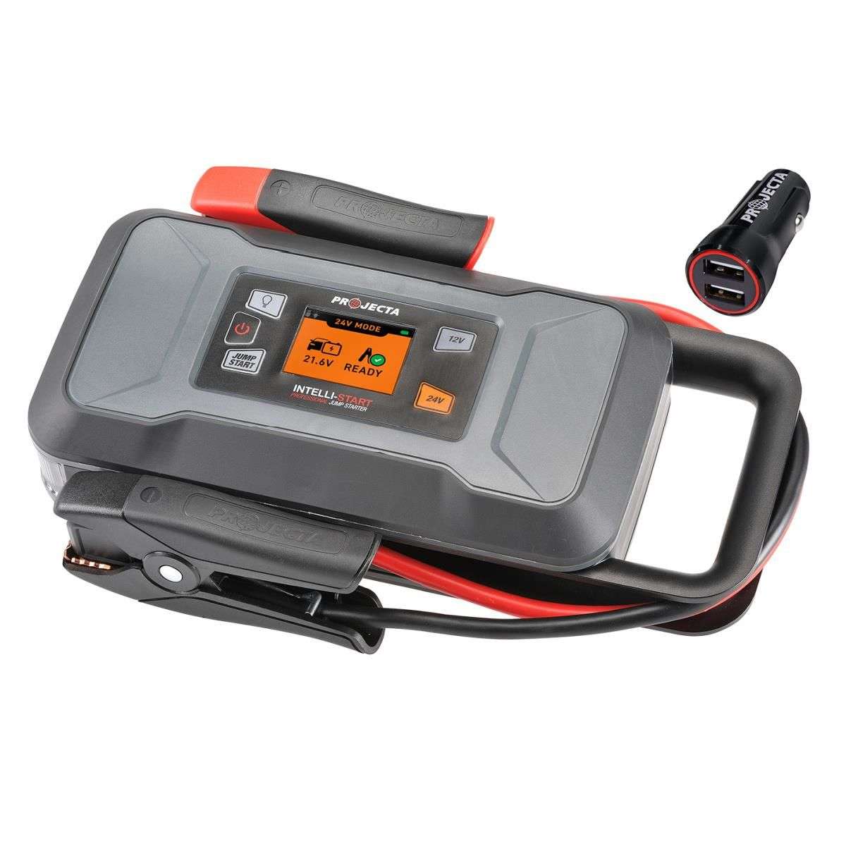 Projecta 12V/24V 2000A Intelli-Start Professional LiFePO4 Jumpstarter and Power Bank with Rapid Recharge Technology Main image