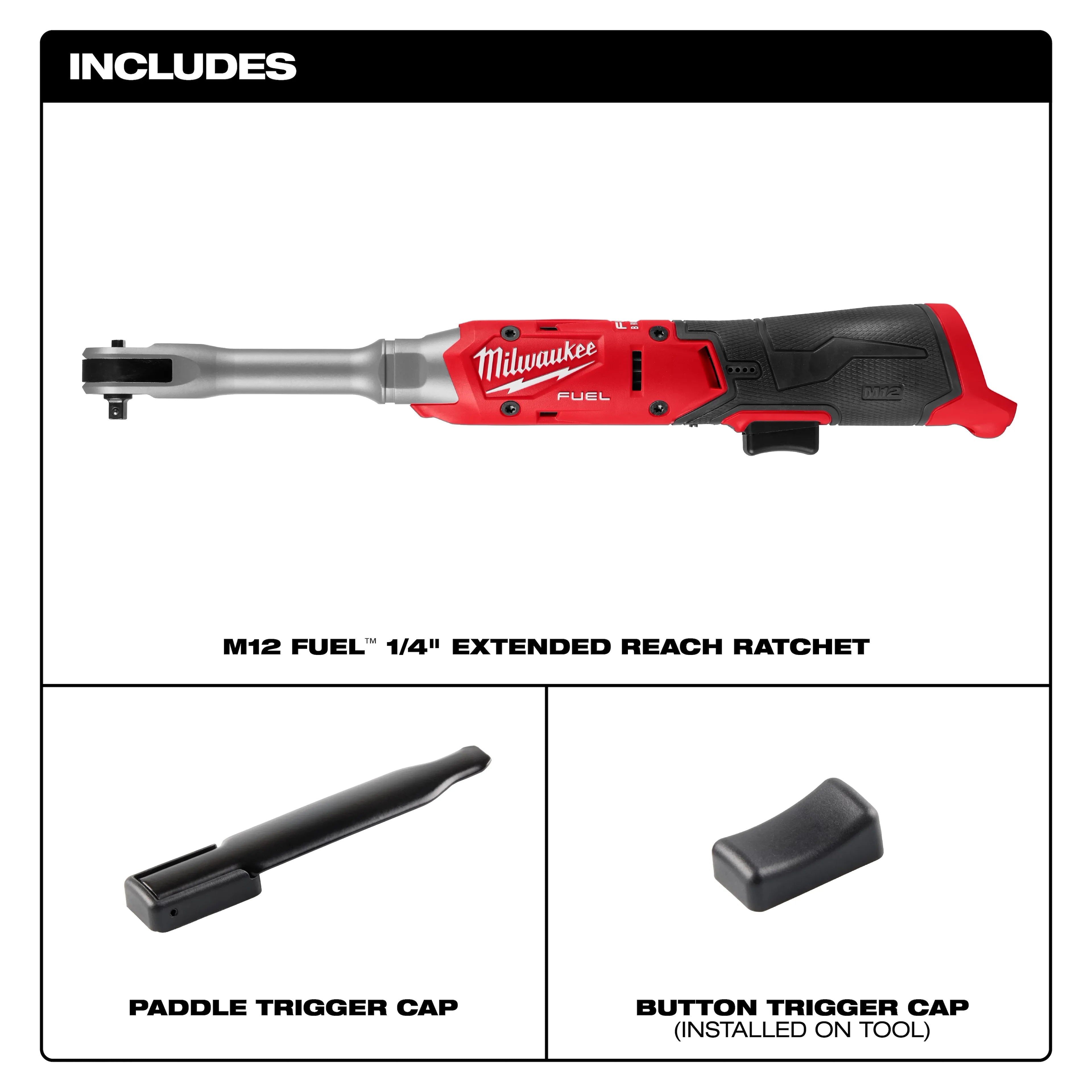 PREORDER: M12 FUEL™ 3/8" Extended Reach Ratchet