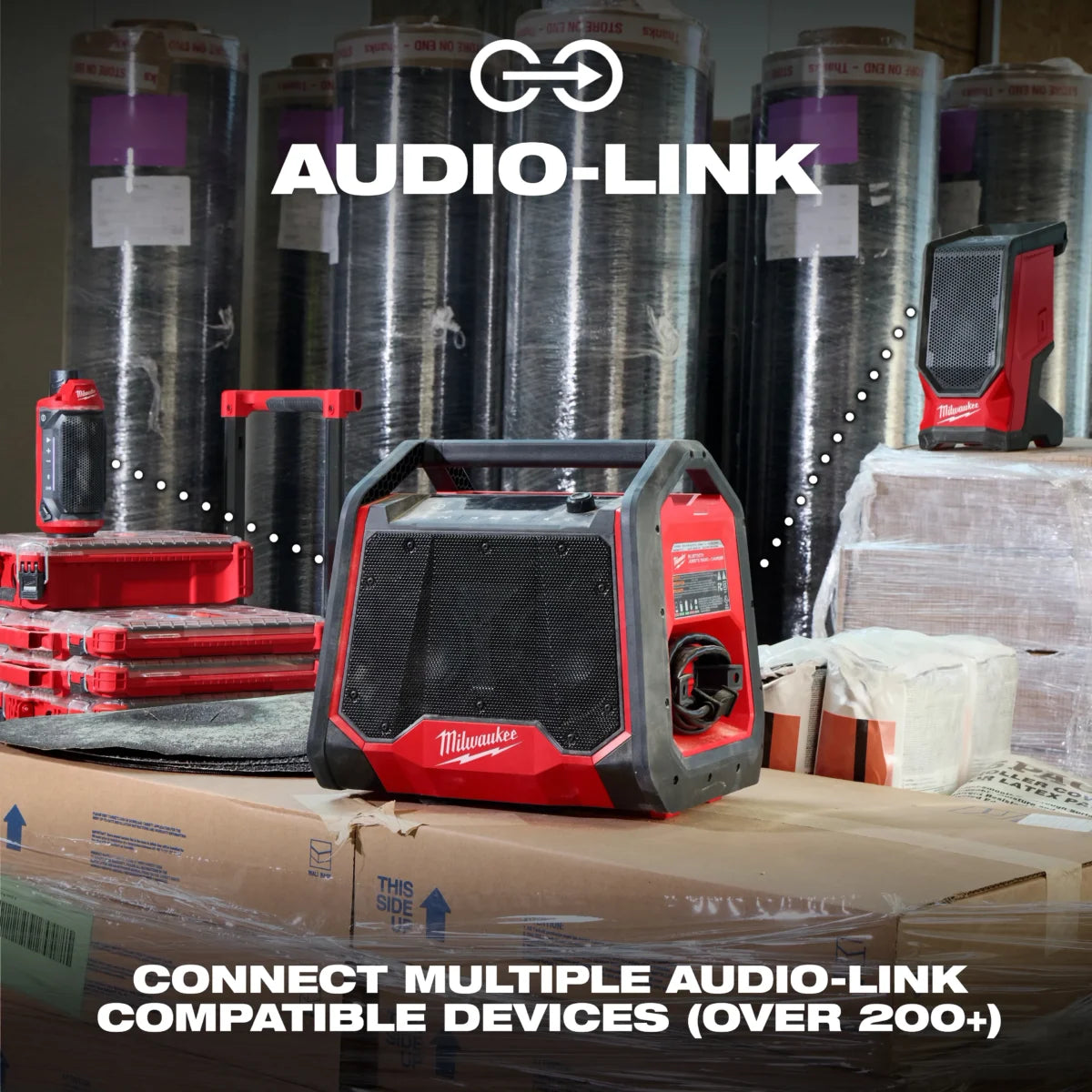 Milwaukee Tool M18 Bluetooth Jobsite Radio and Charger
