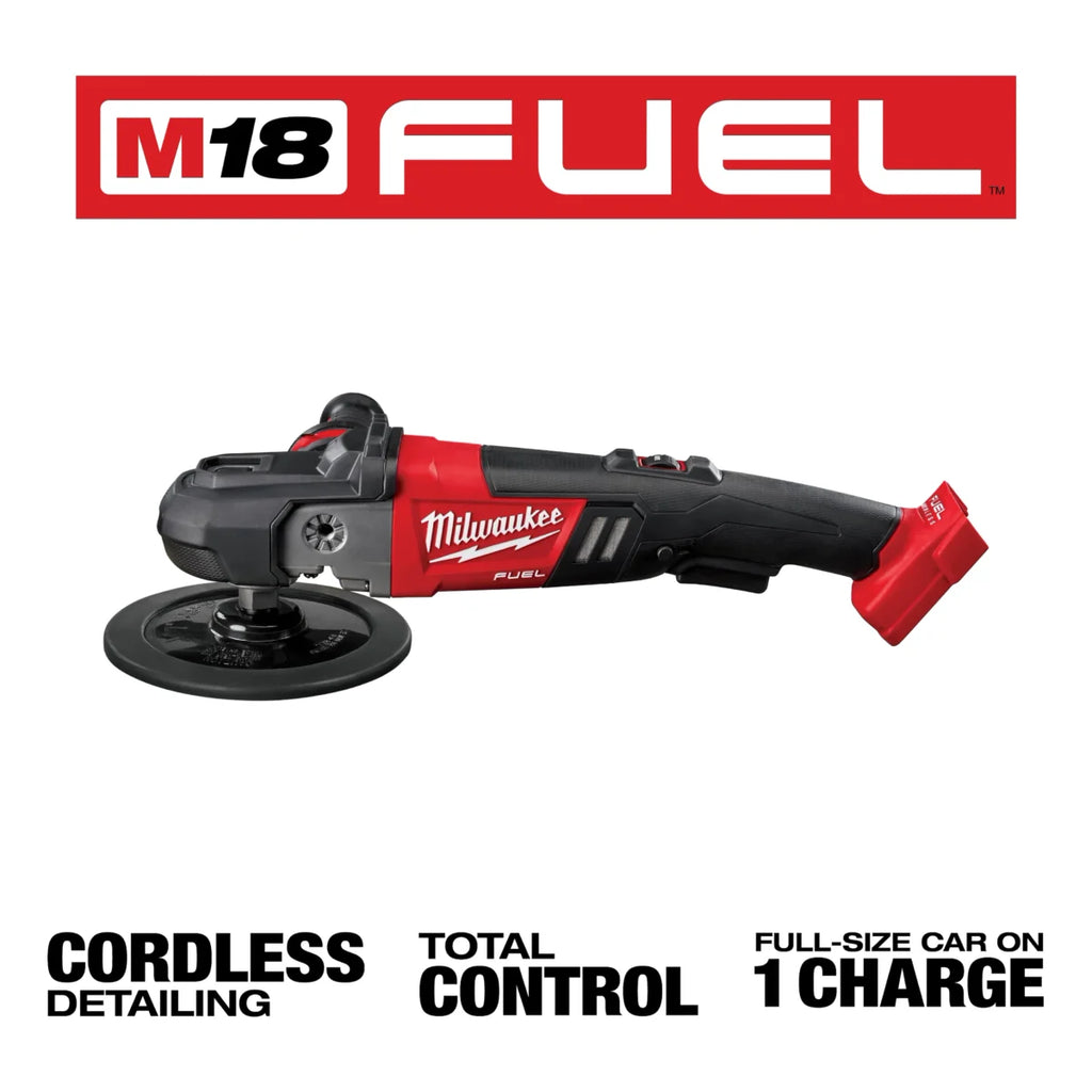 Milwaukee Tool M18 FUEL 7” Variable Speed Polisher w/ FREE Item