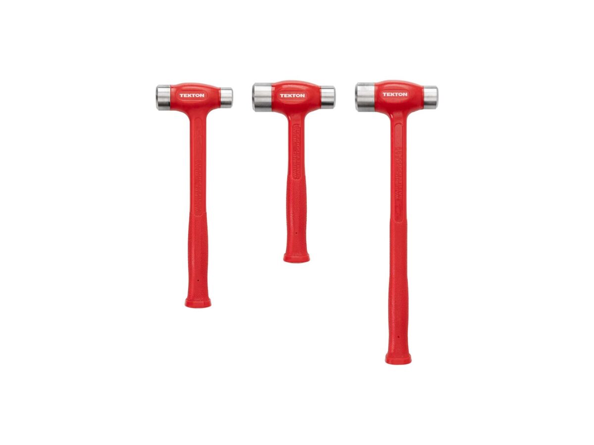 TEKTON Flat Steel Face Dead Blow Hammer Set, 3-Piece (36, 43, 50 oz.) | HDB94001 Main image
